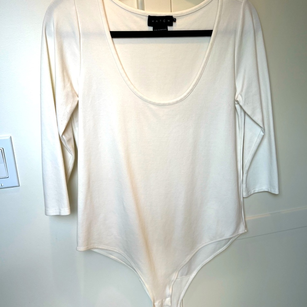 The Martina Bodysuit, White, Hatch size 2